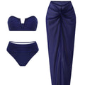 Women's Swimsuit Set with Skirt