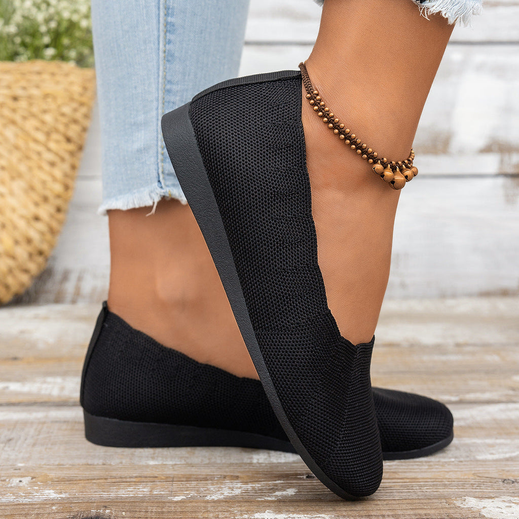 Women's Breathable Ballet Flats with Flexible Footbed