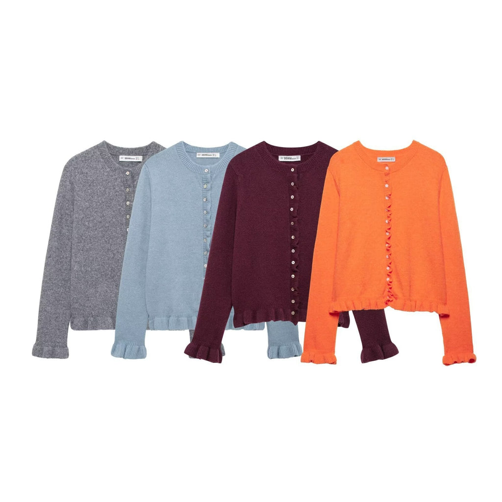 Women's Elegant Cardigan with Decorative Buttons