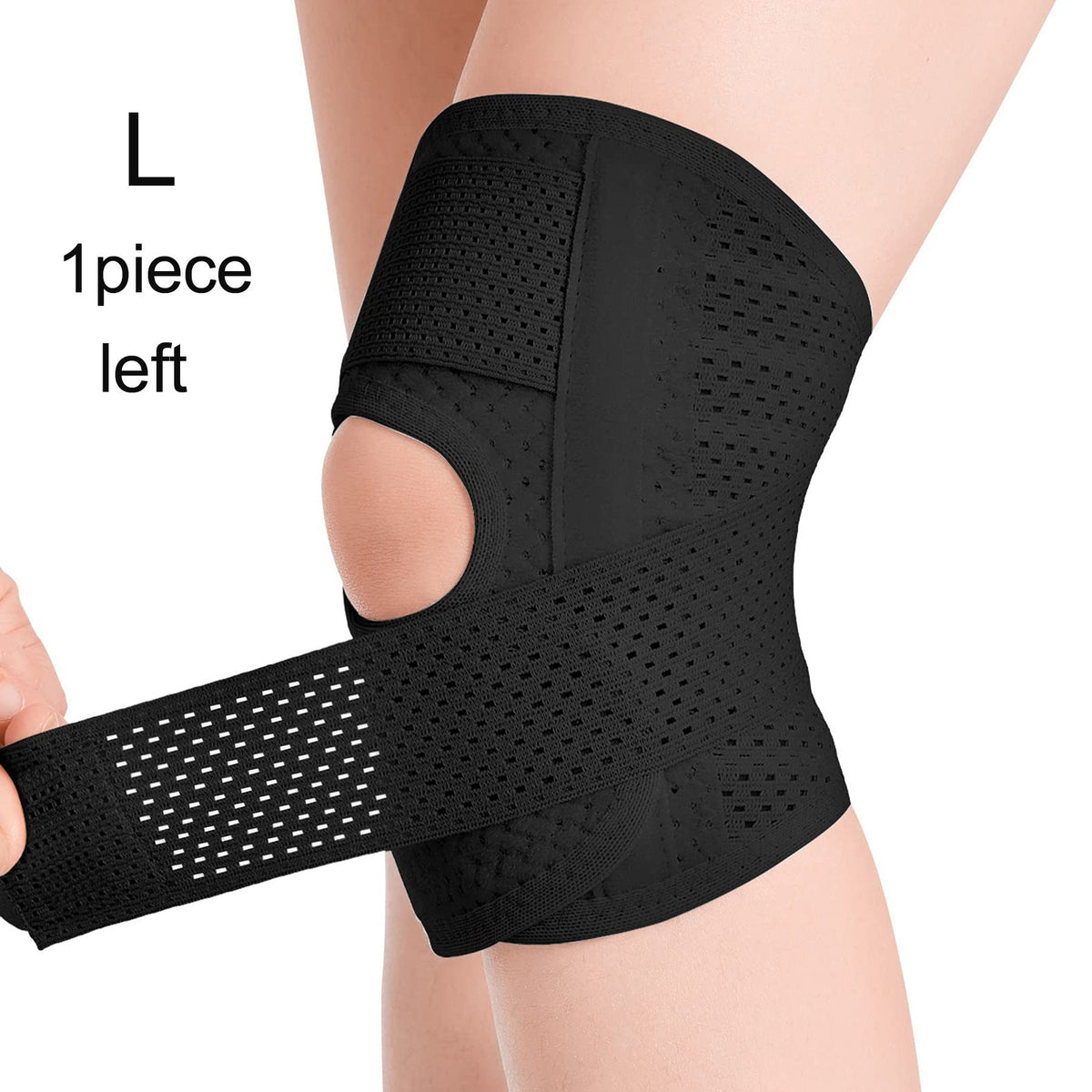 Adjustable Open Patella Knee Support Brace