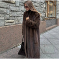 Women's Luxurious Wide-Cut Faux Fur Coat