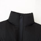 Women's Cropped Quilted Jacket with High Collar