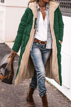 Women's Long Winter Jacket with Soft Lined Collar