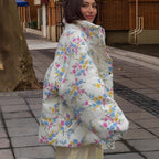 Women's Floral Oversized Down Jacket