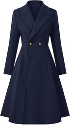 Women's Elegant Oversized Double-Breasted Coat