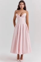 Women's Fitted A-Line Evening Dress