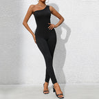 Elegant One-Shoulder Jumpsuit