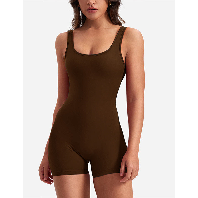 Women's Elegant and Form-Fitting Sport Jumpsuit