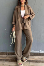 Women's Elegantly Cut Jacket with Contrasting Hem