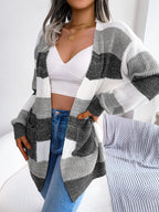 Women's Striped Spring Cardigan