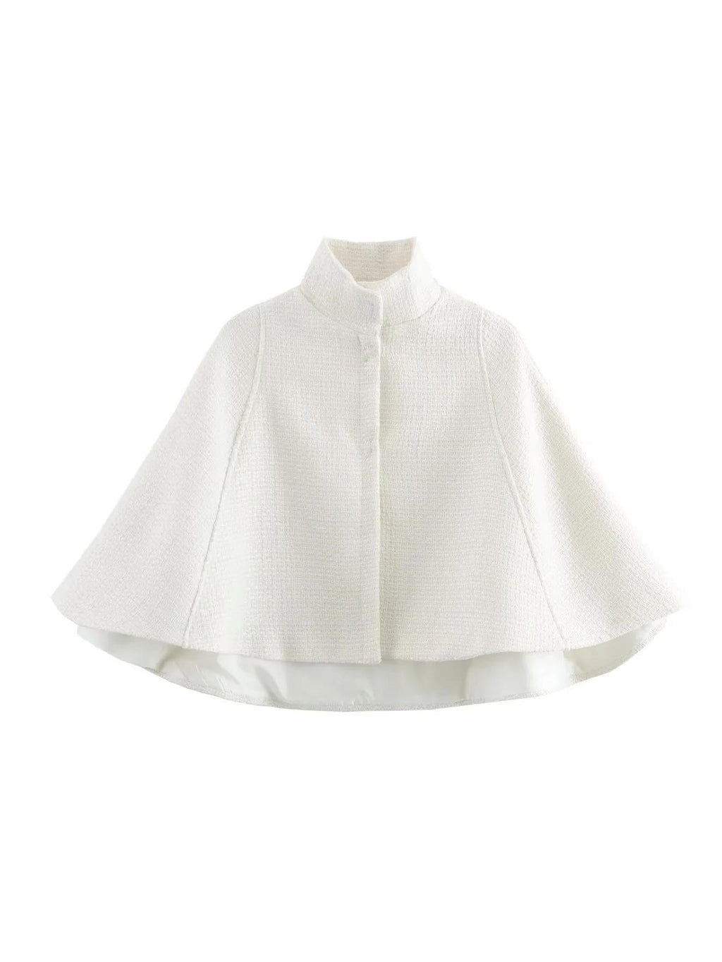 Elegant Textured Cape Jacket