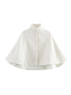 Elegant Textured Cape Jacket