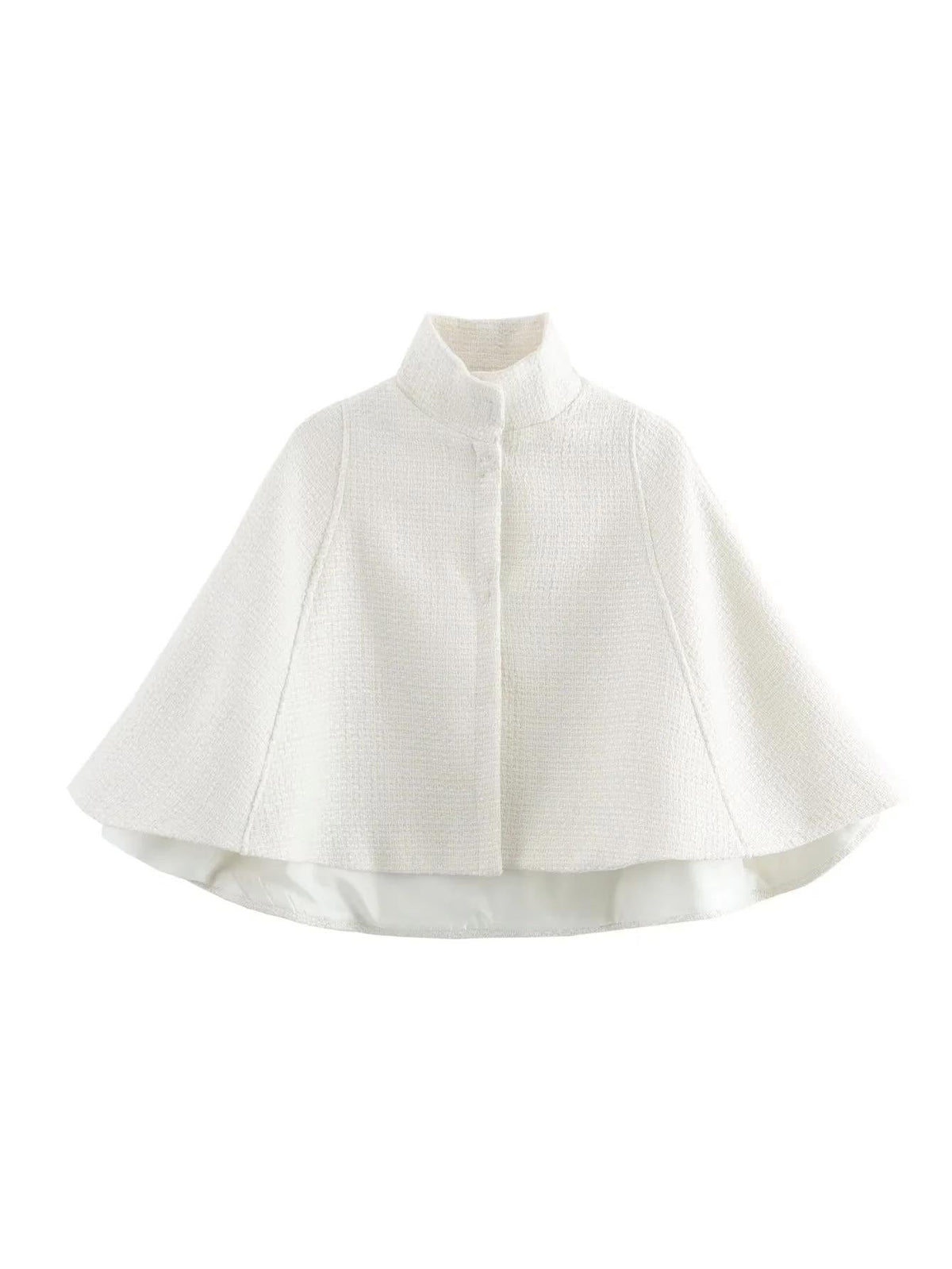 Elegant Textured Cape Jacket