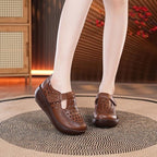 Women's Breathable Clogs with Side Hook-and-Loop Closure and Perforated Design
