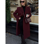 Elegant Long Wool Coat