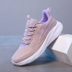 Women's Breathable Running Shoe with Flexible Upper and Cushioned Sole