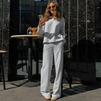 Women's Comfortable Sweatpants Set with Casual Cut