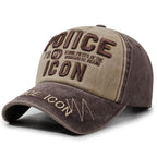 Men's Vintage-Inspired Embroidered Baseball Cap