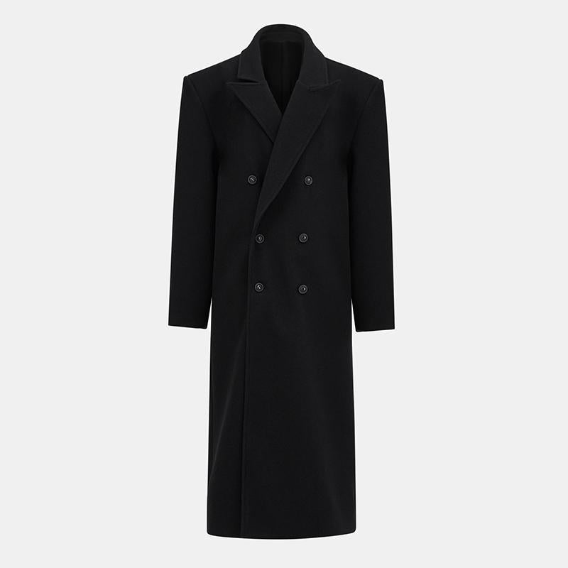 Women's Elegant Double-Breasted Trench Coat with Belt