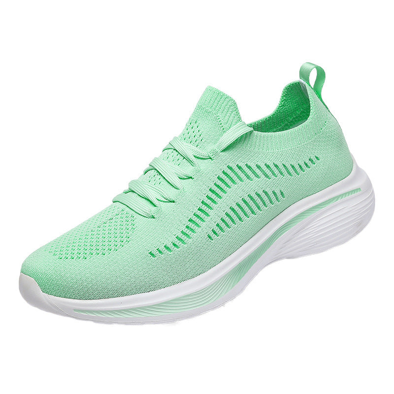 Women's Breathable Fitness Sneakers with Flexible Outsole
