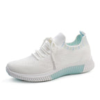 Women's Breathable Casual Sneakers with Elastic Entry and Non-Slip Sole