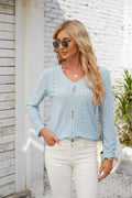 Women's Airy Blouse with Button Details