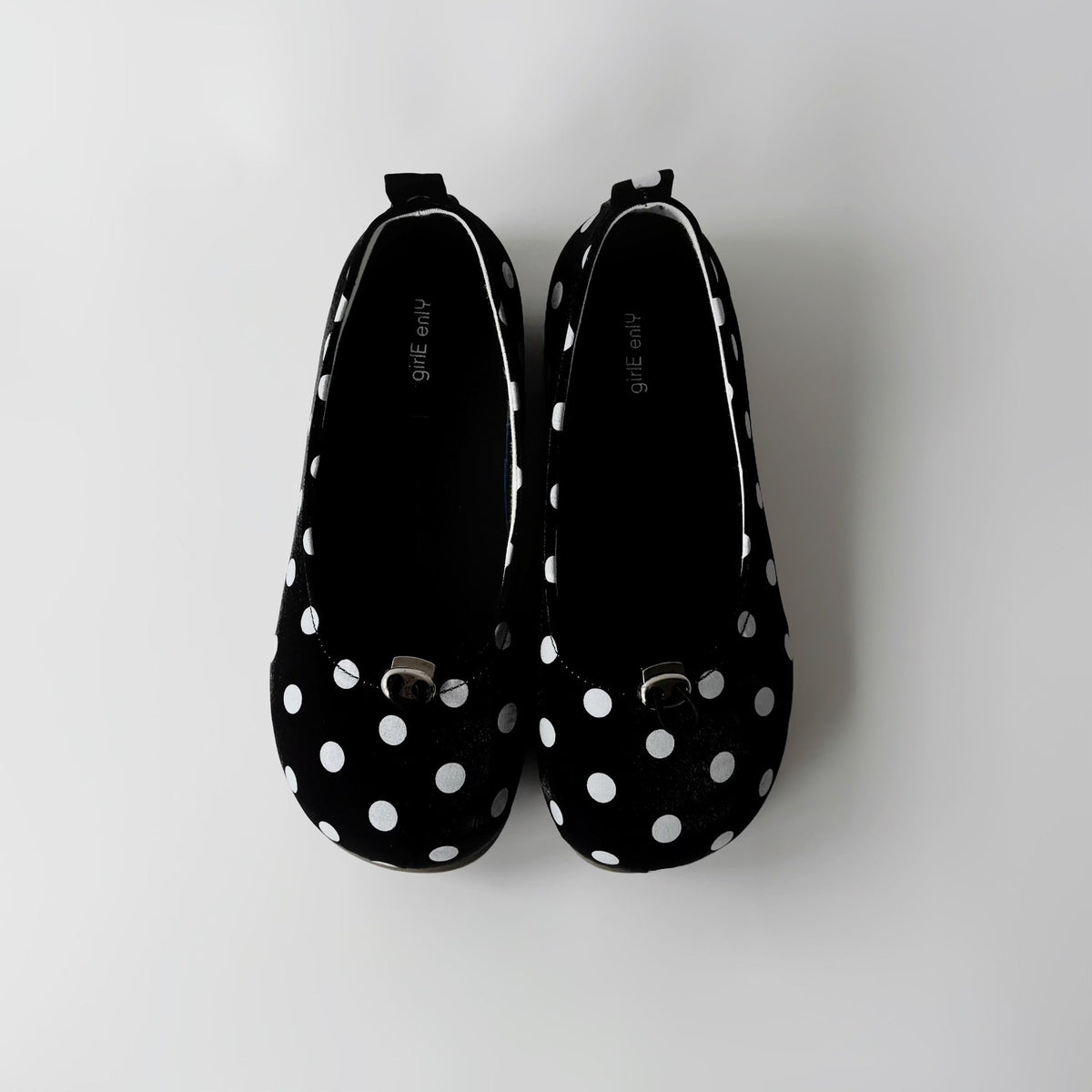 Women's Polka Dot Ballet Flats with Cushioned Footbed