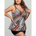 Women's Animal Print Swim Top