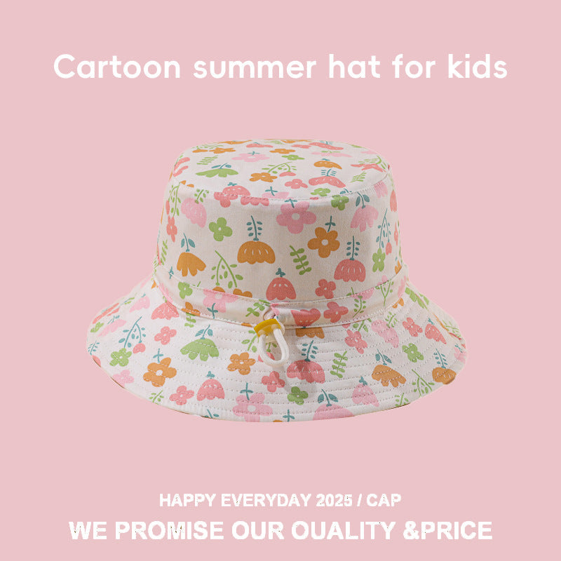 Kids Sun Hat with Fun Motifs