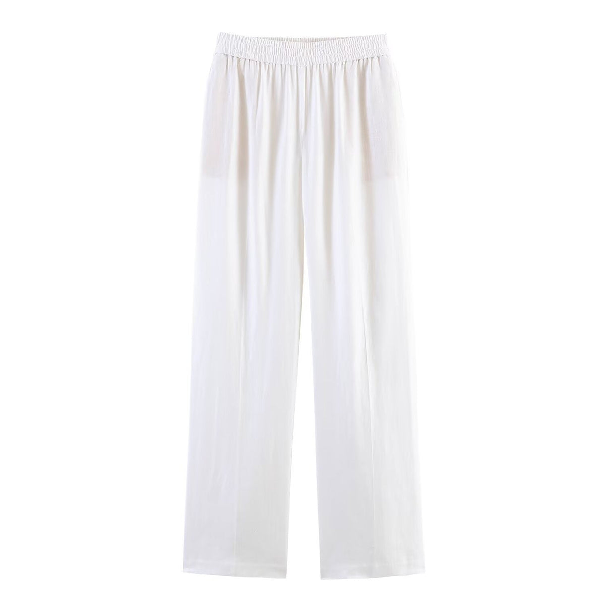 Women's Elegant Loose Culottes with Elastic Waist