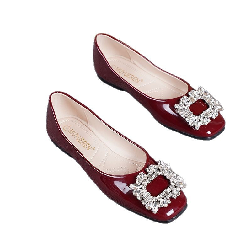 Women's Ballet Flats with Decorative Detail