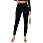 Women's High-Quality Velvet-Finish Leggings