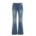Women's High-Waisted Distressed Flared Jeans