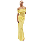 Women's Elegant Off-Shoulder Evening Dress