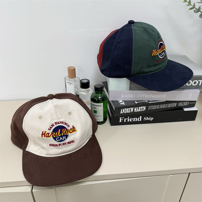 Men's Vintage-Inspired Embroidered Baseball Cap