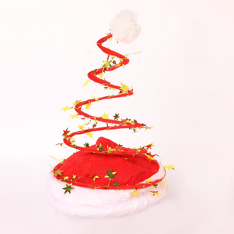 Fun Christmas Spiral Hat