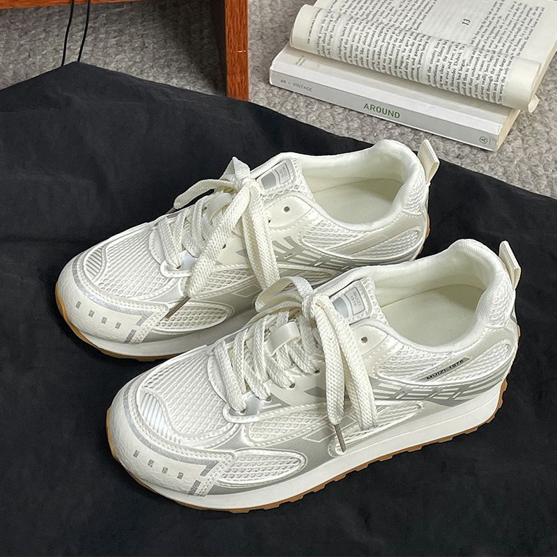 Women's Athletic Sneakers with Breathable Mesh and Cushioned Sole