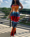 Women's Aesthetic Tie-Dye Jumpsuit