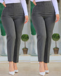 Women's High-Waisted Slimming Trousers