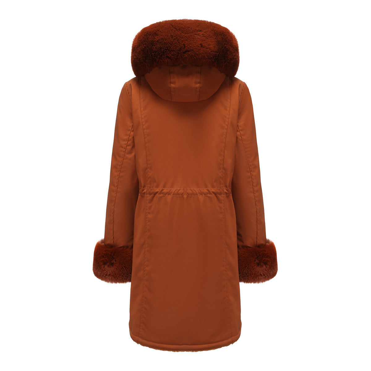 Elegant Parka with Faux Fur Trim