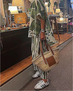 Casual Blouse and Palazzo Pants Set
