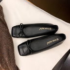 Women's Ballerina Flats with Bow Detail