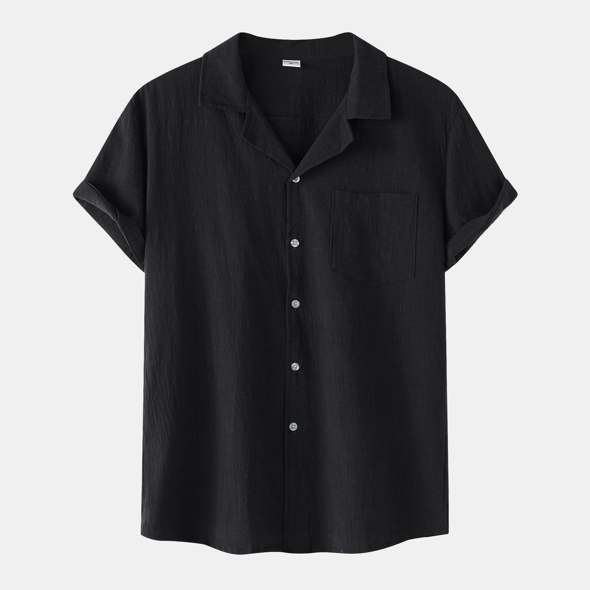 Women's Short-Sleeve Shirt with Practical Chest Pocket and Casual Cut