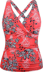 Women's Swimsuit with Wrap Cut and Figure-Flattering Design