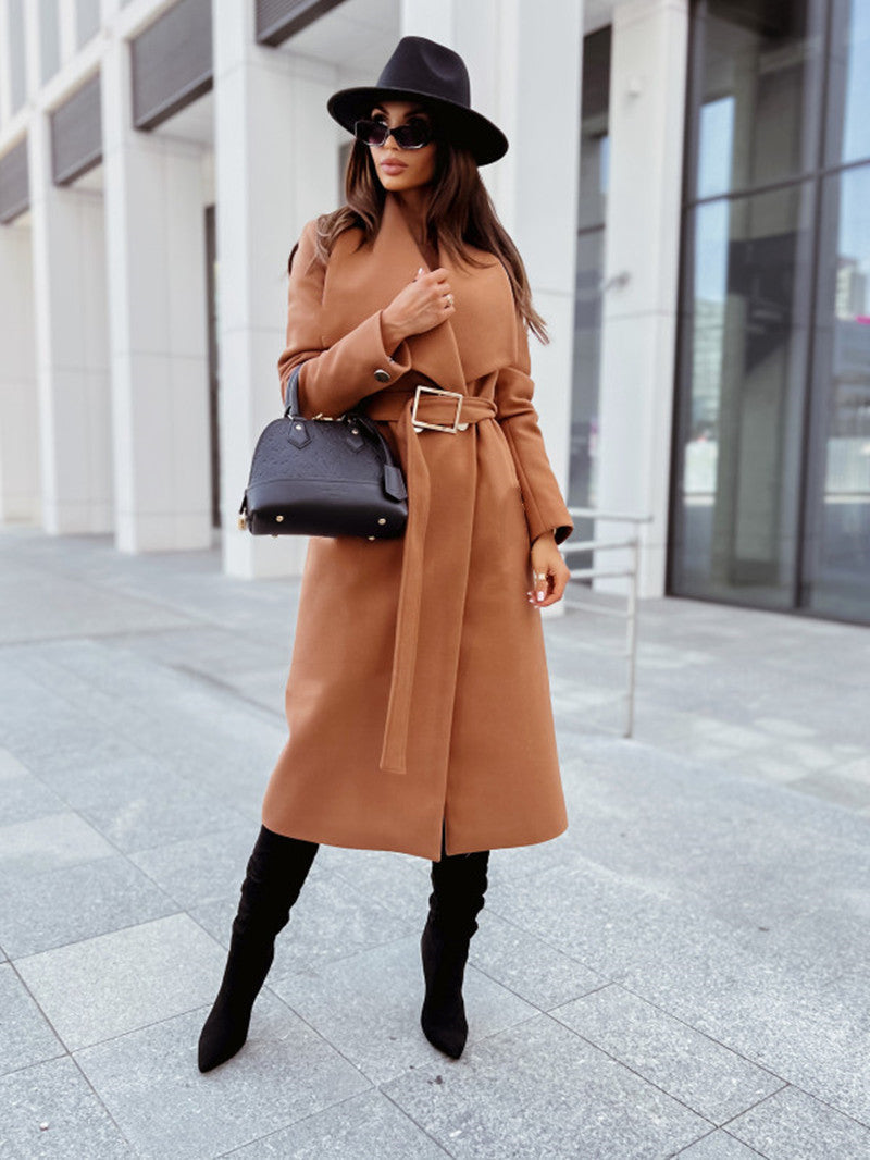 Elegant Trench Coat with Belt