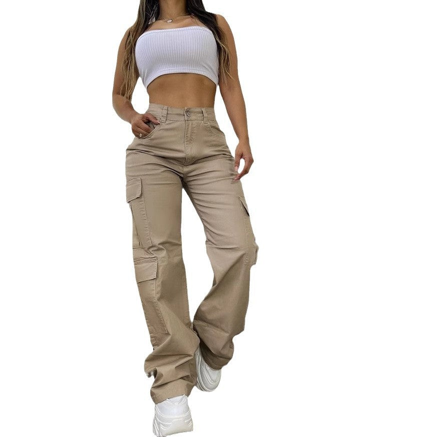 Women's Cargo Pants with Practical Pockets and Modern Cut