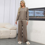 Elegant and Cozy Knit Loungewear Set