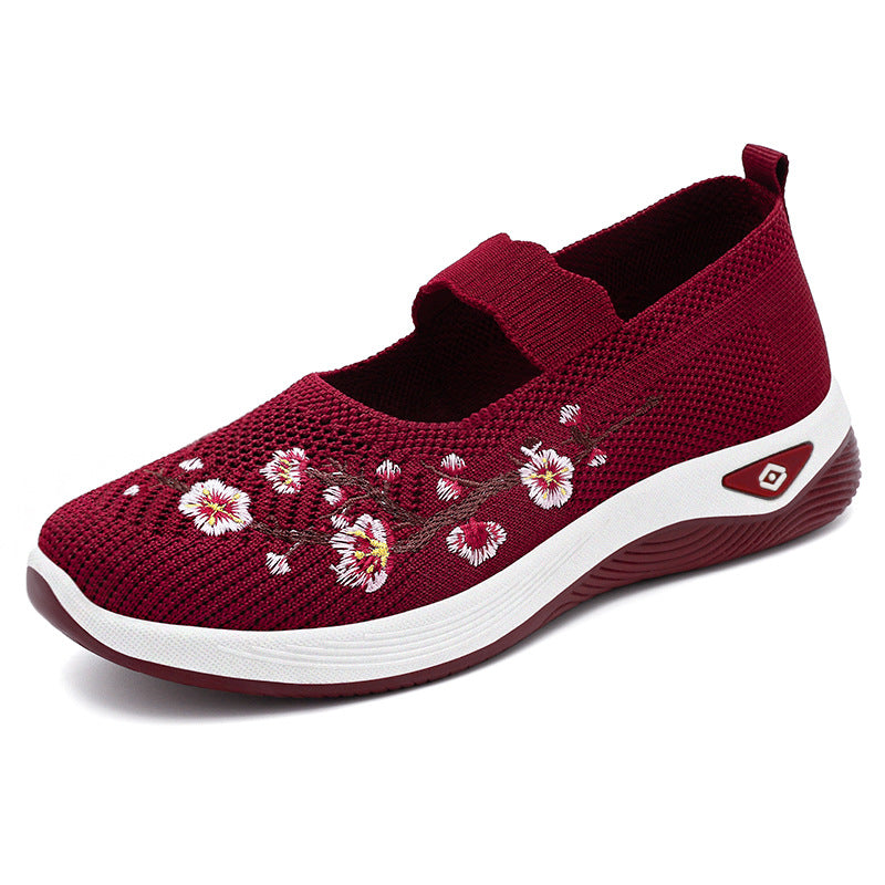 Women's Breathable and Decorative Slip-On Shoes