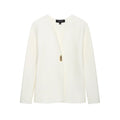 Women's Elegant Asymmetric Blazer with Statement Button