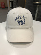 Men's Embroidered Character Casual Cap